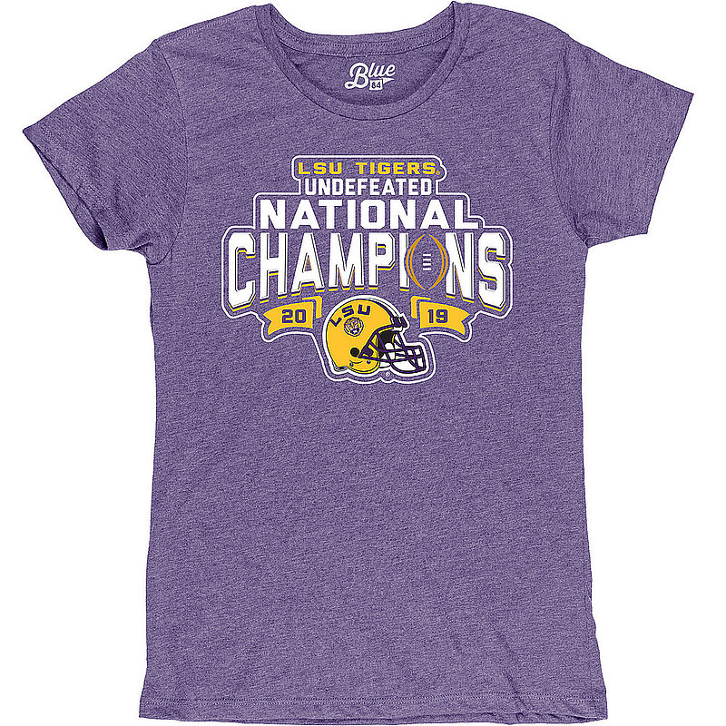 LSU Tigers National Championship Champs Womens Tshirt 2019 2020