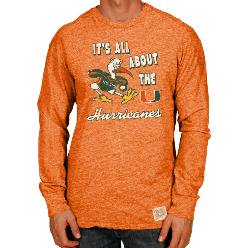 miami hurricane long sleeve shirt