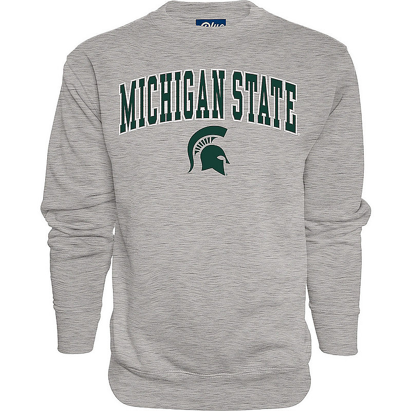 Michigan State Spartans Crewneck Sweatshirt Varsity Gray 00000000BCRMR
