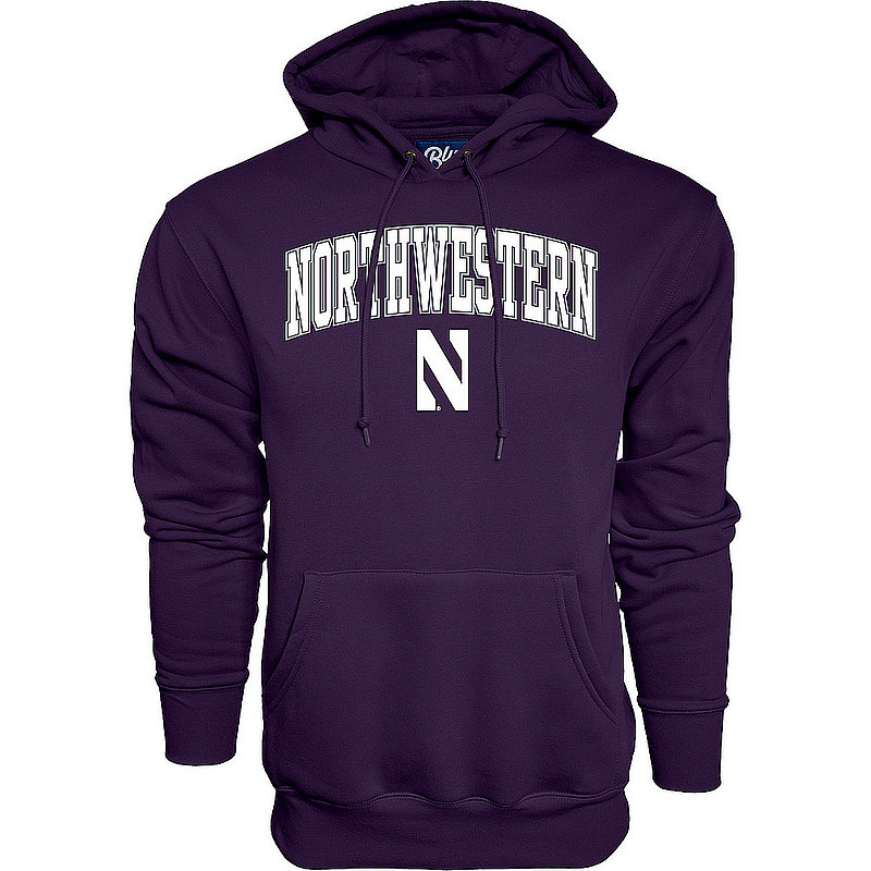 Northwestern Wildcats Hooded Sweatshirt Varsity Purple Arch Over APC02974293*/00000000BMR6F 