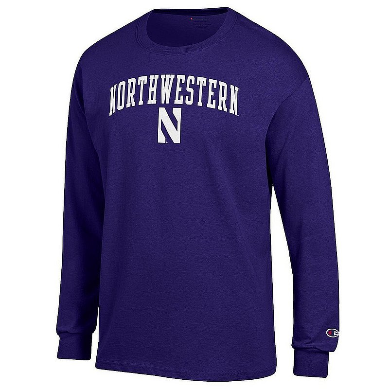 Northwestern Wildcats Long Sleeve TShirt Varsity Purple APC02974293* 