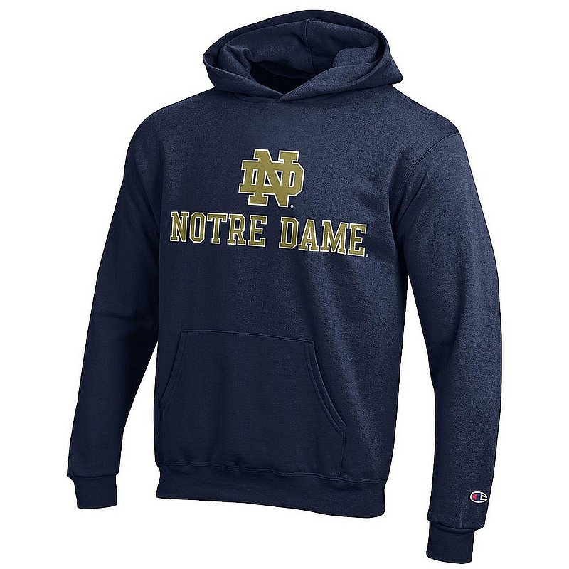 Notre Dame Fighting Irish Kids Hoodie Sweatshirt Navy APC03009018 