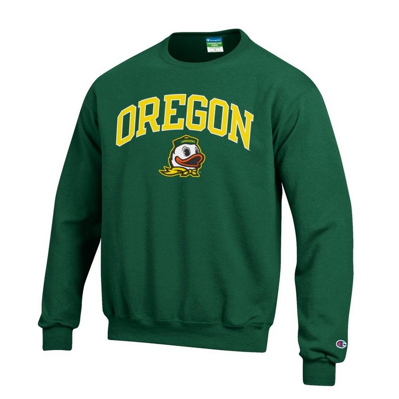 Oregon Ducks Crewneck Sweatshirt Varsity Green APC02879949