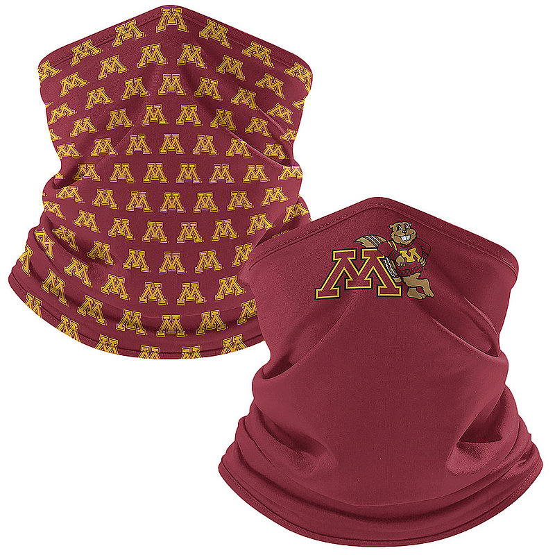 Original Retro Brand Minnesota Golden Gophers Retro Face Covering Gaiters 2-Pack MNXNCK026A-MNXNCK055A (Original Retro Brand)