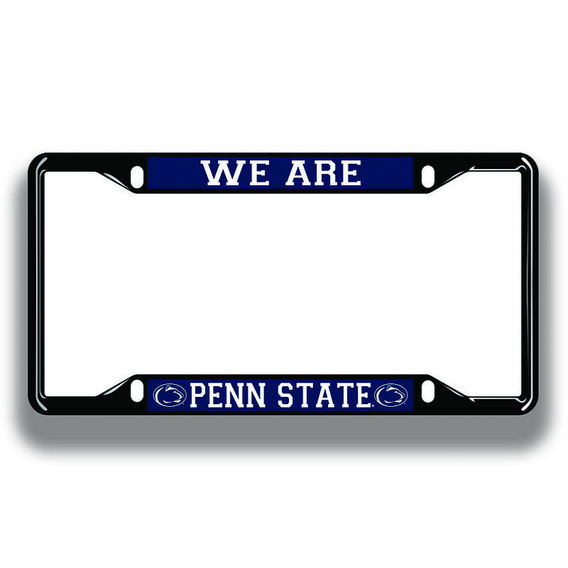 Penn State Nittany Lions License Plate Frame Black 01091 