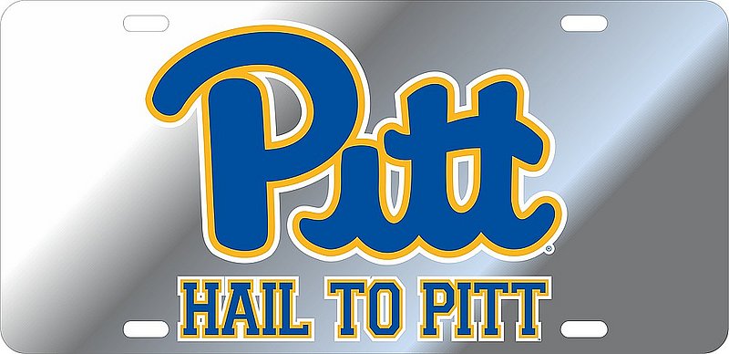 Pittsburgh Panthers License Plate Silver 58086 