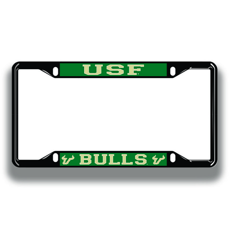 South Florida Bulls License Plate Frame Black