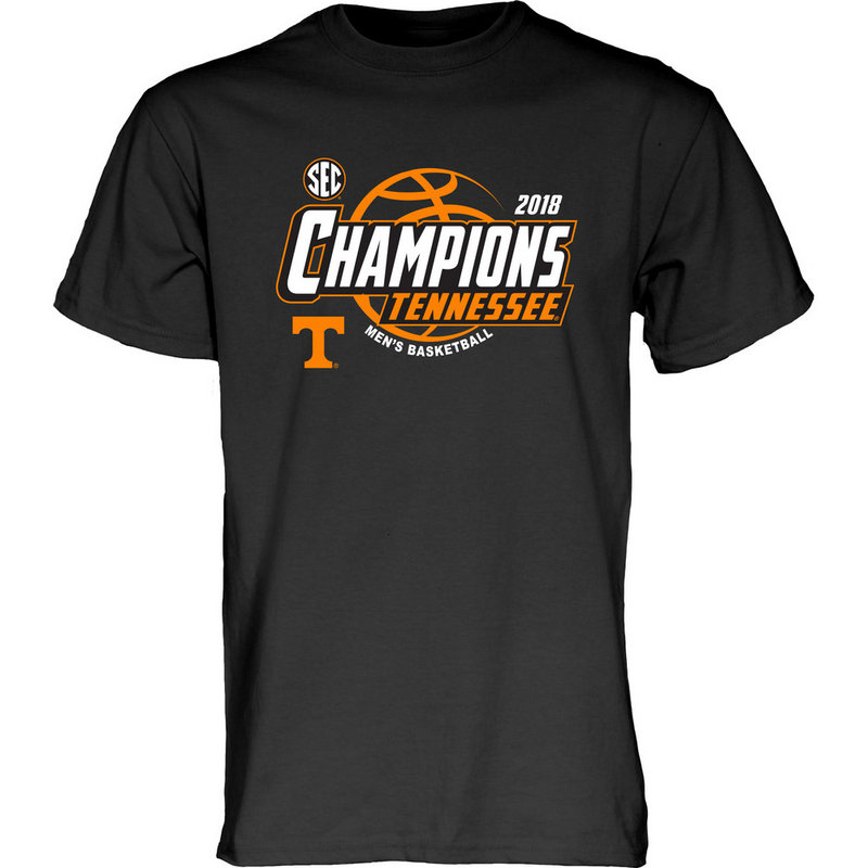 Tennessee Vols SEC Champs T Shirt Basketball 2018 Black SUPERNOVA SEC18 ...