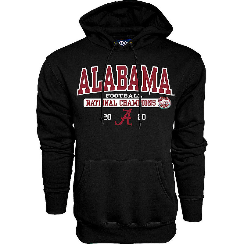 The Blue Brand Alabama Crimson Tide National Champs Hoodie 2020-2021 Bold Black 00000000BM7G6 BIG TALK CFP20 NC-ALA (The Blue Brand)