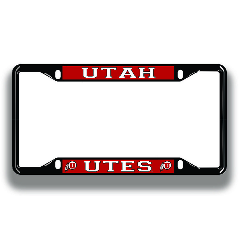 Utah Utes License Plate Frame Black