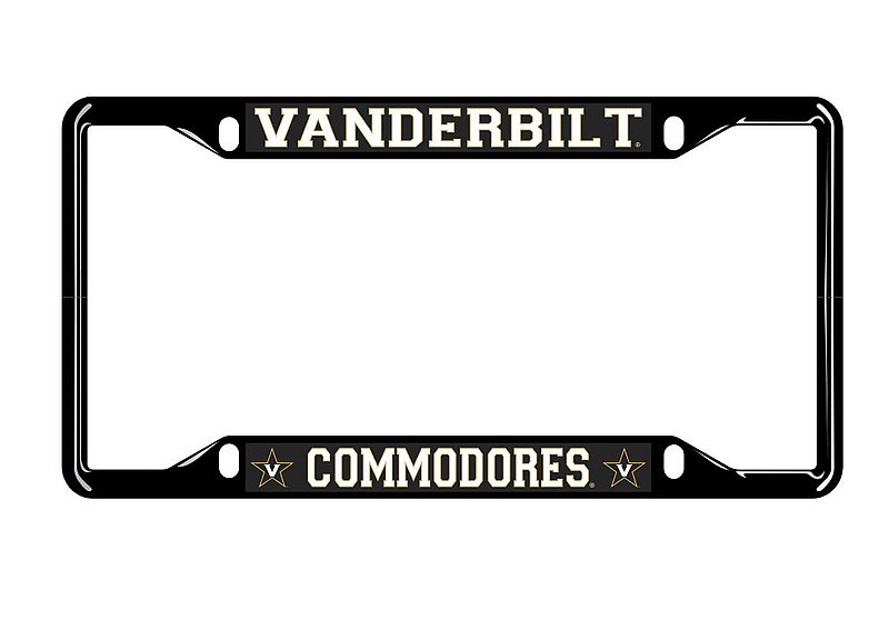 Vanderbilt Commodores License Plate Frame Black