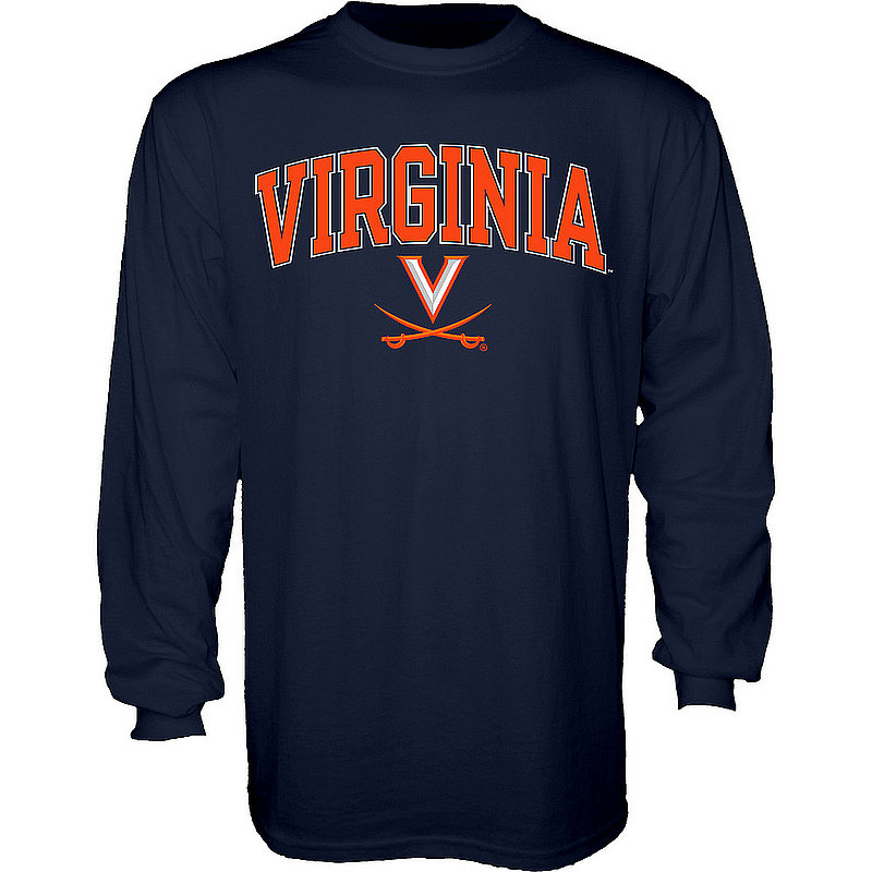 Virginia Cavaliers Long Sleeve Tshirt Varsity Navy APC02964253* 