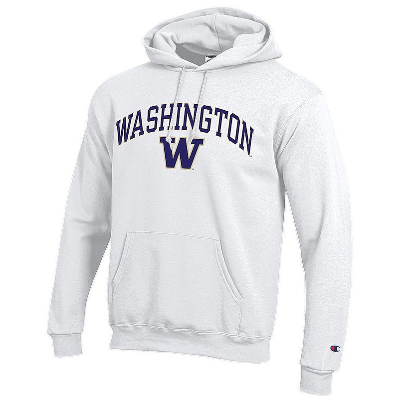 Washington Huskies Hooded Sweatshirt Varsity White APC03006351