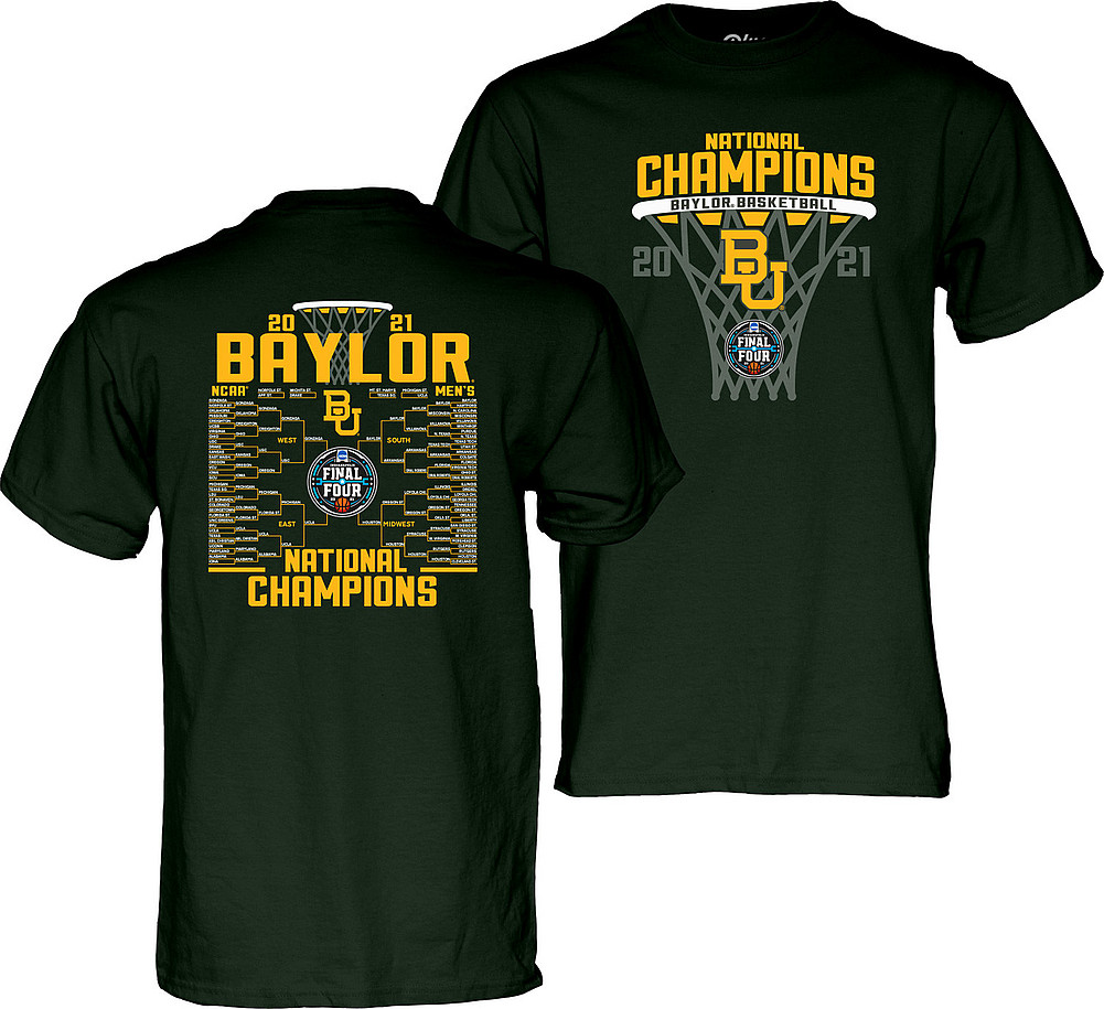 Blue 84 Kids Baylor Bears National Basketball Championship T-Shirt 2021 