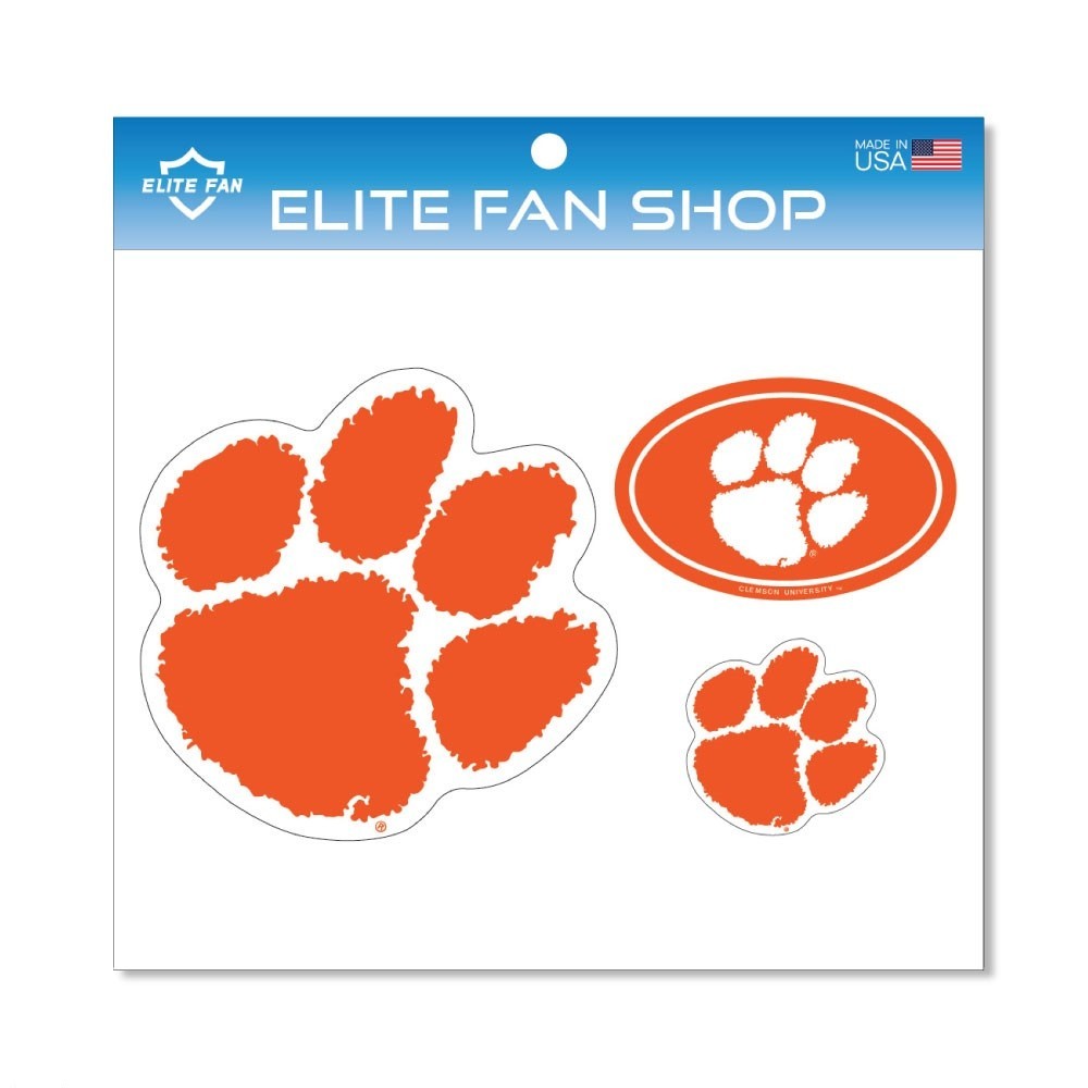 Clemson Tigers Magnet 3 Pack