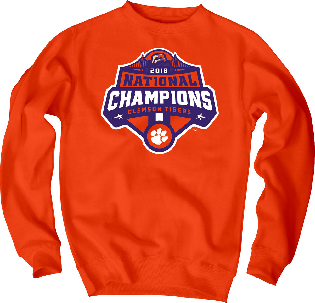 orange clemson sweatshirt