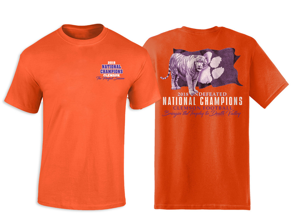 Clemson Tigers National Champs Tshirt 2018 2019 Flag