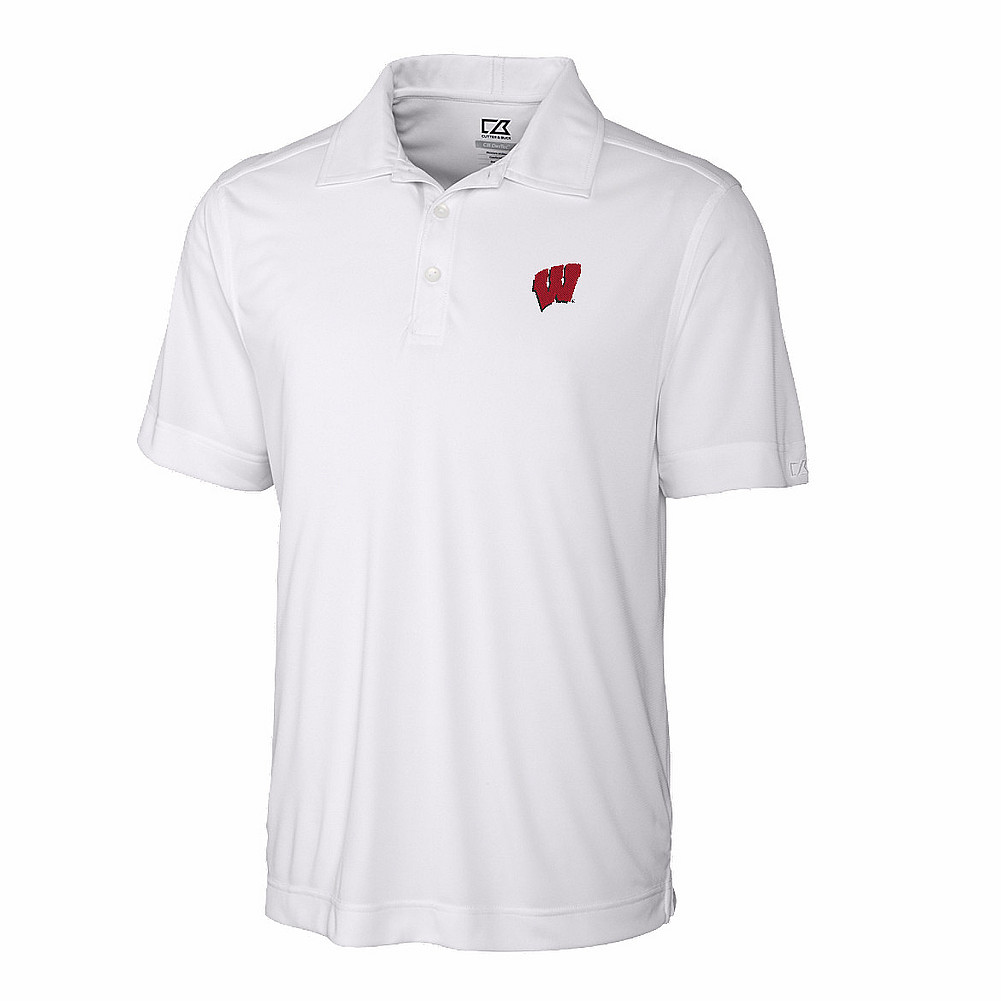 Wisconsin Badgers Polo Shirt White MCK00753WH
