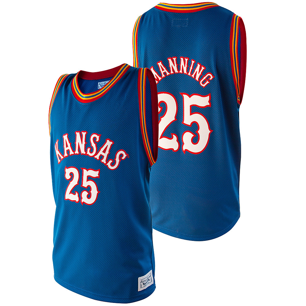 Danny Manning Retro Kansas Jayhawks Basketball Jersey ...