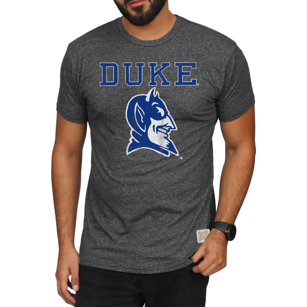 Duke Blue Devils Retro Tshirt Charcoal Cduk016a Mtch