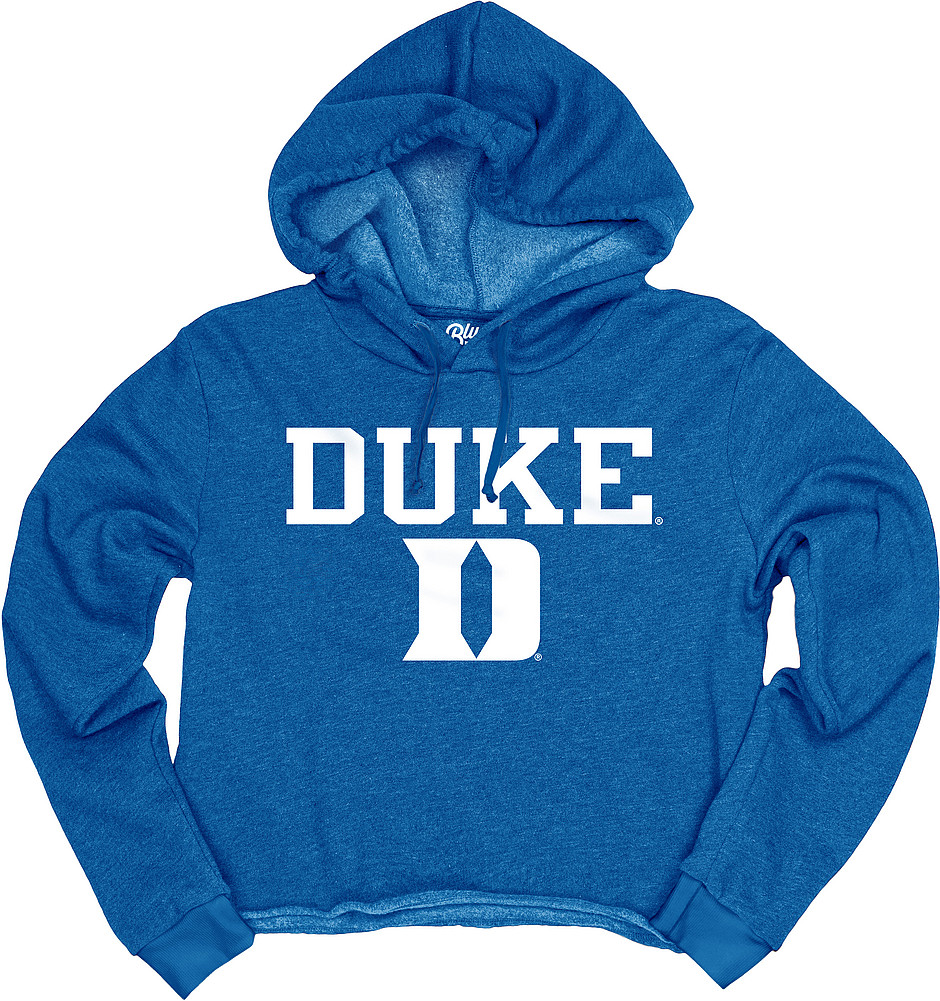 Duke Blue Devils Womens Crop Hoodie Sweatshirt D2F_DKU-JCCF_ROYAL
