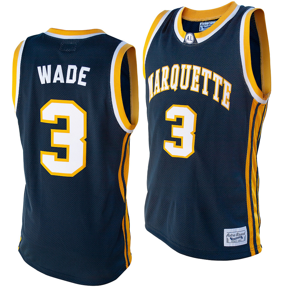 Dwyane Wade Retro Marquette Basketball 