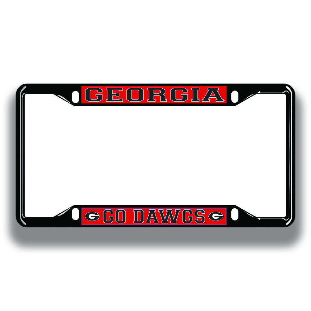 thumbnail interactive-video image 1 of Georgia Bulldogs License Plate – Metal Car Tag 12x6 – GO Dawgs! 1 of 6