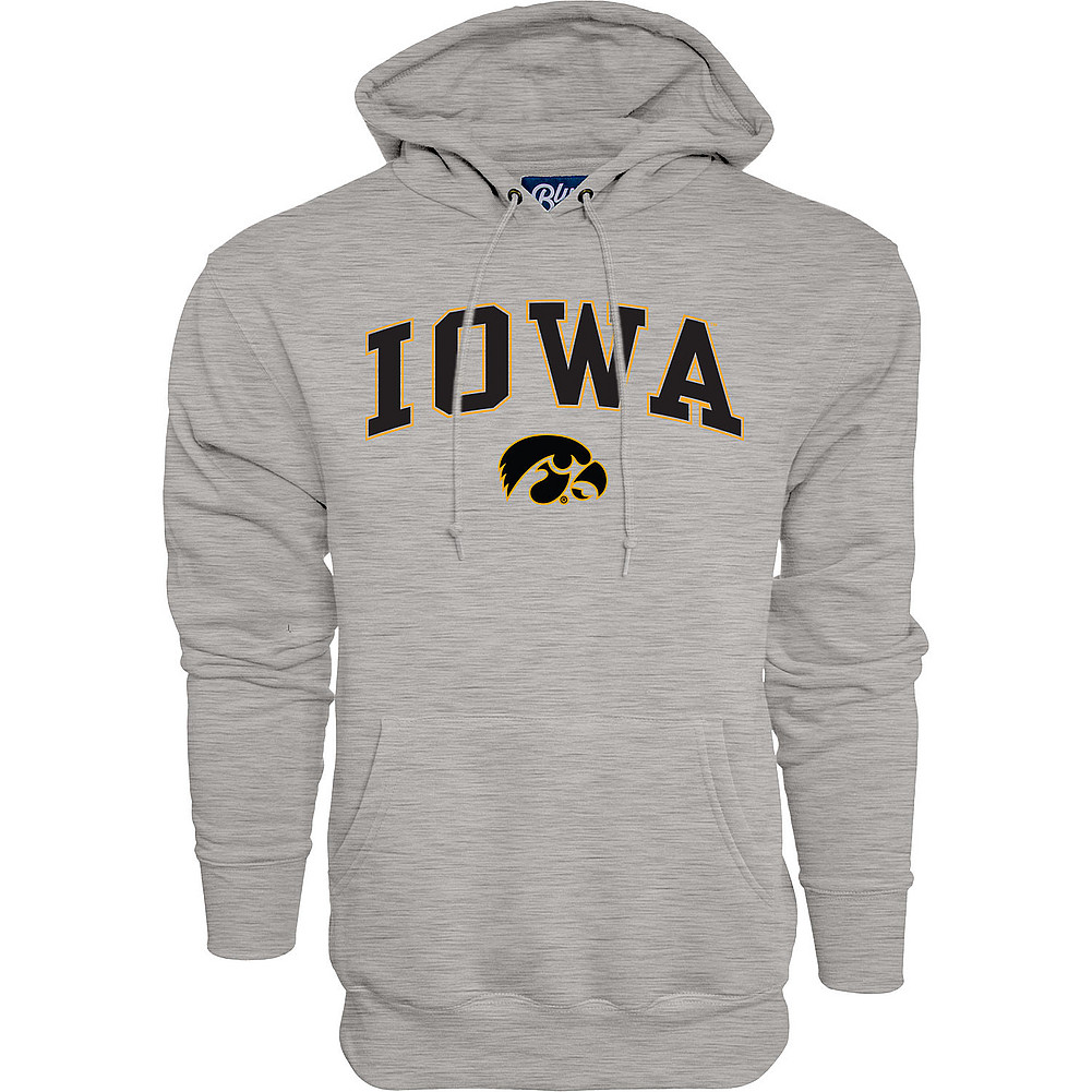 Iowa Hawkeyes Hooded Sweatshirt Varsity Gray Arch Over 00000000BCR5R