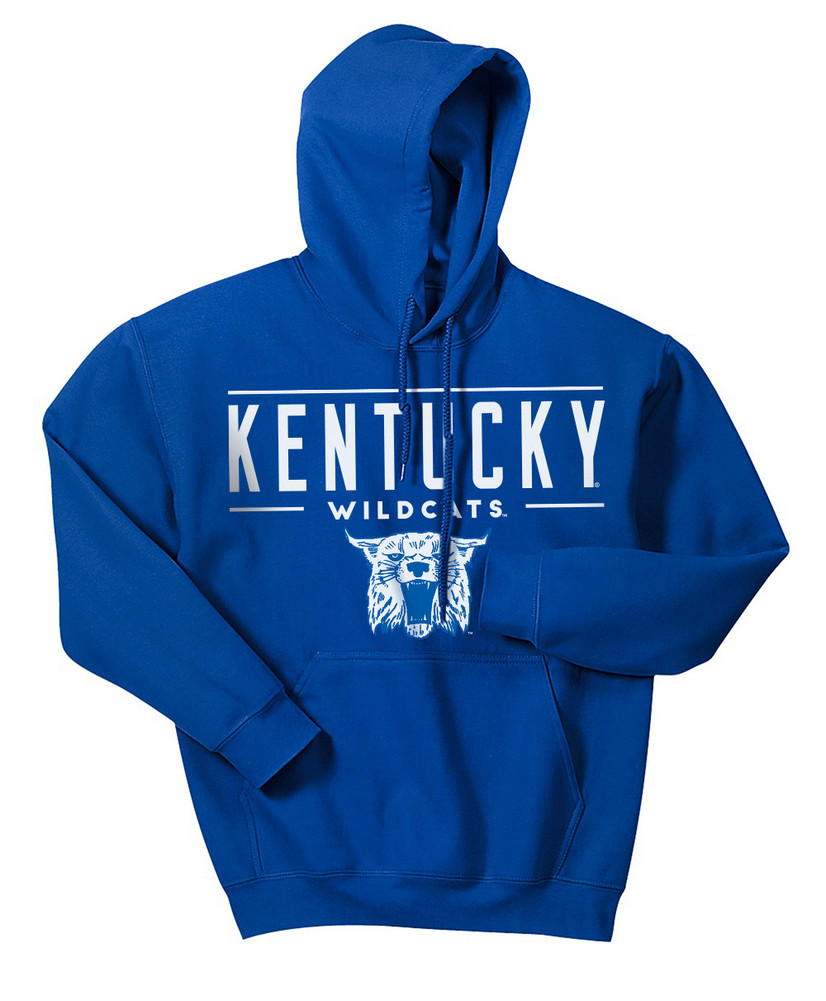 Kentucky Wildcats Hooded Sweatshirt Stripe Blue 502938