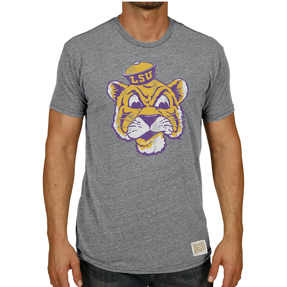 Lsu Tigers Big Tall Tshirt Gray Vintage 1xb To 5xb And Xlt To