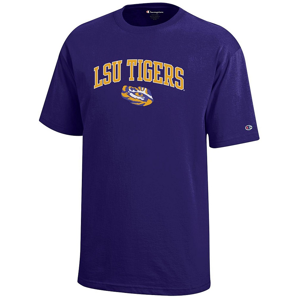 LSU Tigers Kids TShirt Arch Purple APC03009058