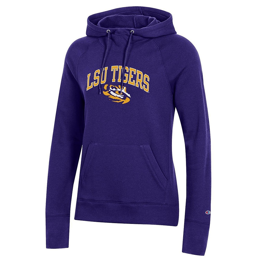 LSU Tigers Women's Hooded Sweatshirt Varsity Purple APC03442642