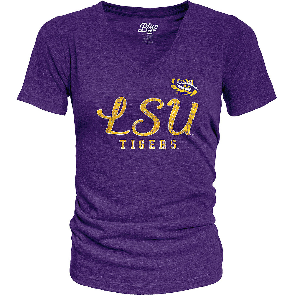 Lsu Tigers Womens Triblend Tshirt Vintage Bh7bd Jtrv Purple