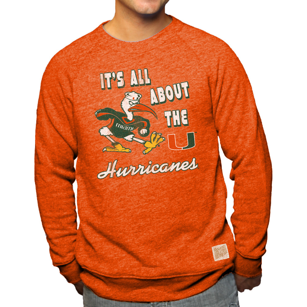 miami hurricanes crewneck
