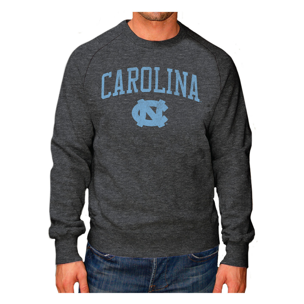 North Carolina Tar Heels Vintage Crewneck Sweatshirt Charcoal Victory ...