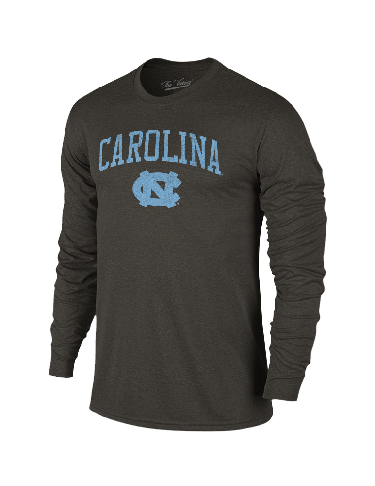 North Carolina Tar Heels Vintage Long Sleeve Tshirt Charcoal Victory ...
