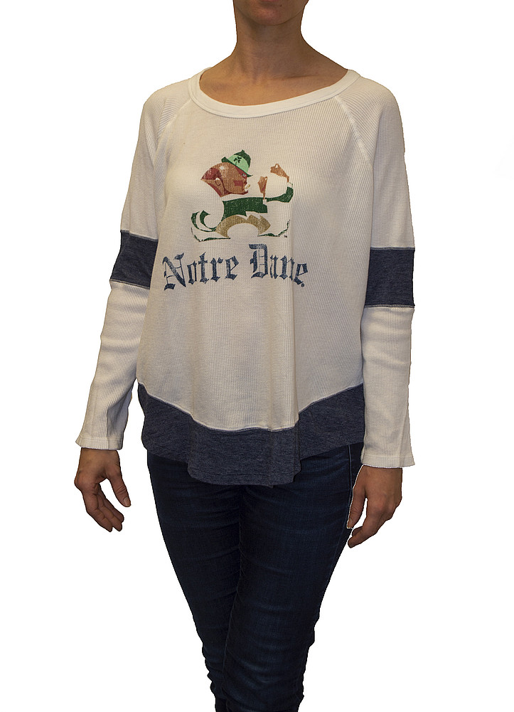 Notre Dame Fighting Irish Womens Thermal Long Sleeve Shirt