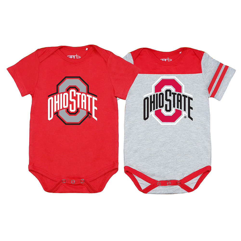 Ohio State Buckeyes Infant Baby Onesie 2 Pack