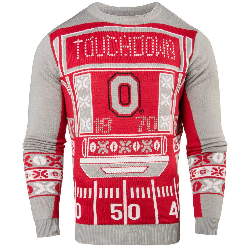 Ohio State Buckeyes Light Up Ugly Christmas Sweater SWTCNNCLUOH