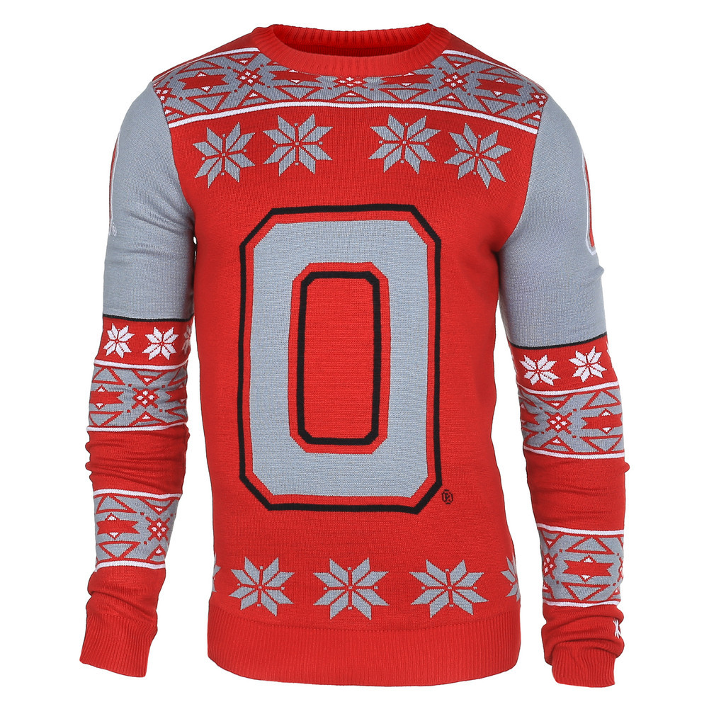 Ohio State Buckeyes Logo Ugly Christmas Sweater