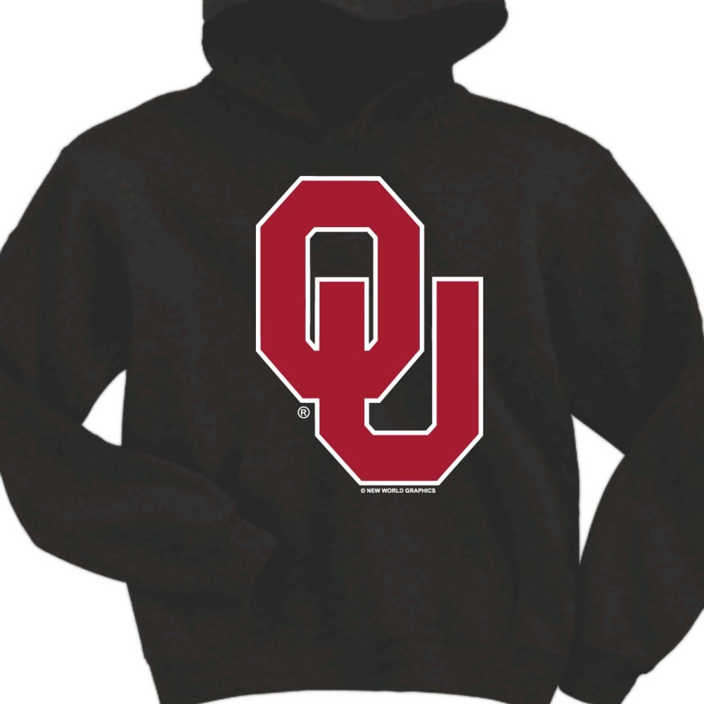 Oklahoma Sooners Hoodie Sweatshirt Power Black OK CHSC1617