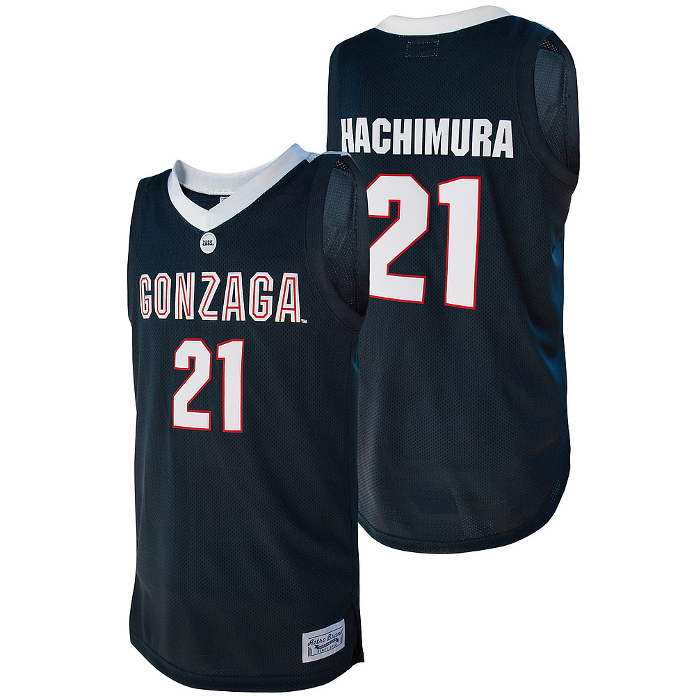 Rui Hachimura Retro Gonzaga Basketball Jersey RB7027 GONRHN04A