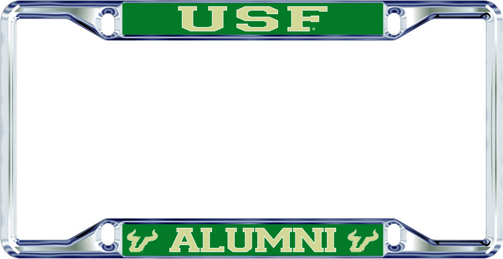 South Florida Bulls License Plate Frame Alumni 32199 University Of South Florida License Plate Frame