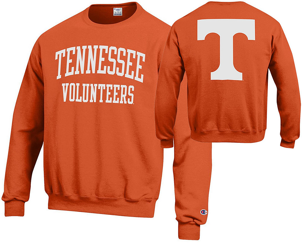 Tennessee Volunteers Crewneck Sweatshirt Back Orange APC03010093/APC03010092