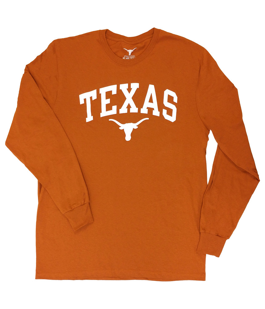 Elite Fan Shop Texas Longhorns Tshirt Arch Orange