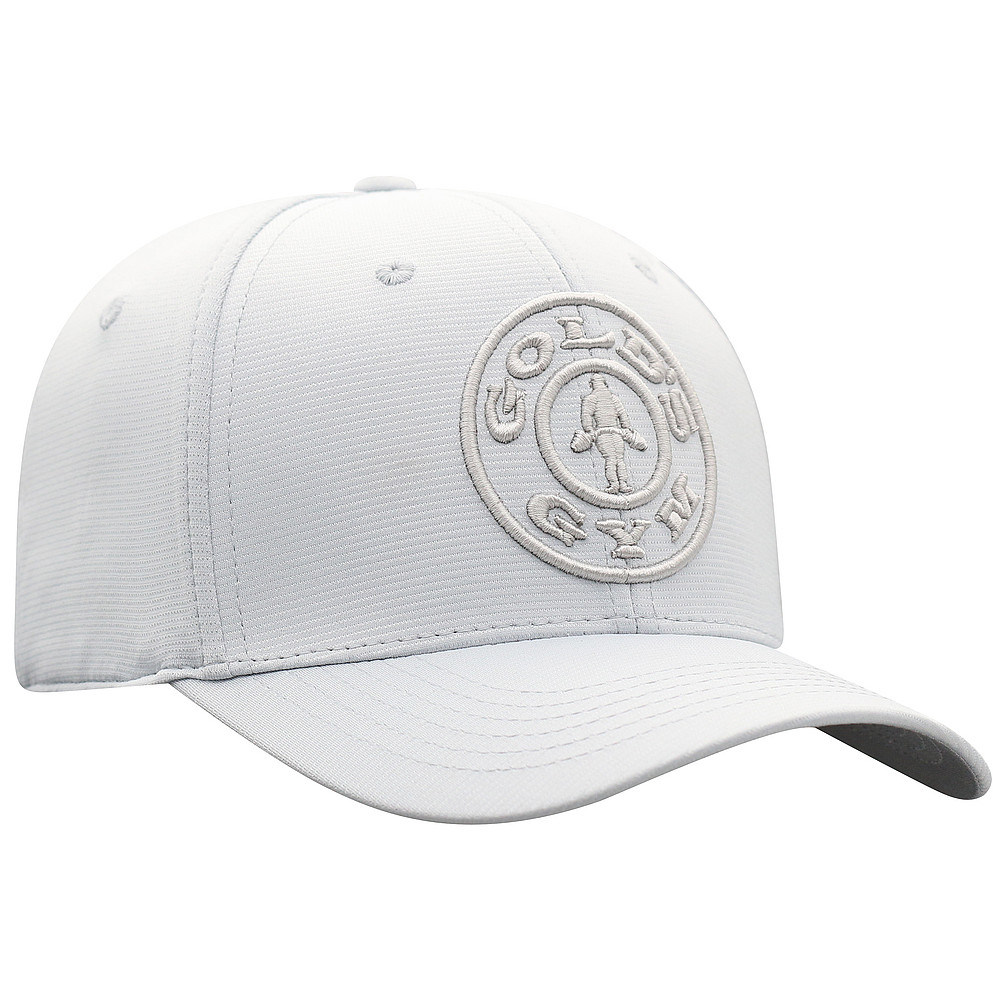 Gold's Gym Fitted Hat White IMPCTGLDG1FTLGY