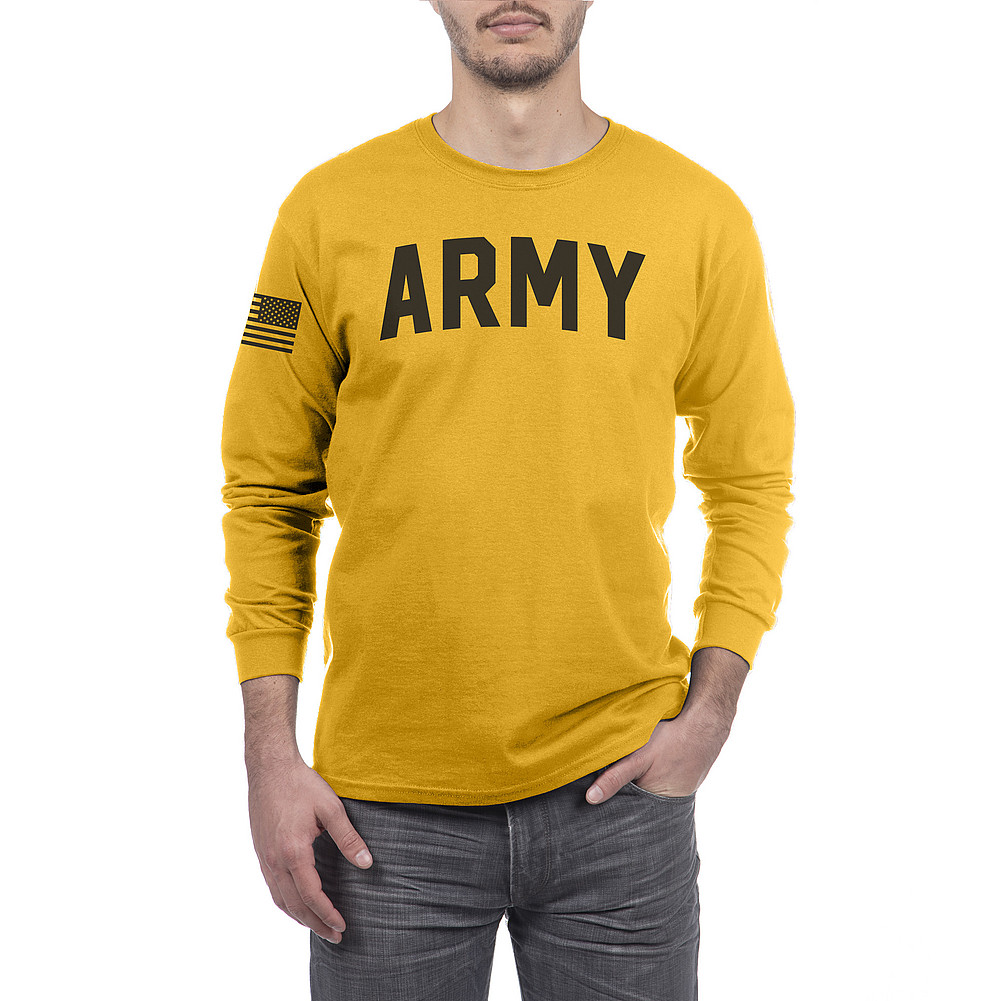 US Army Armed Forces Military Long Sleeve Tshirt