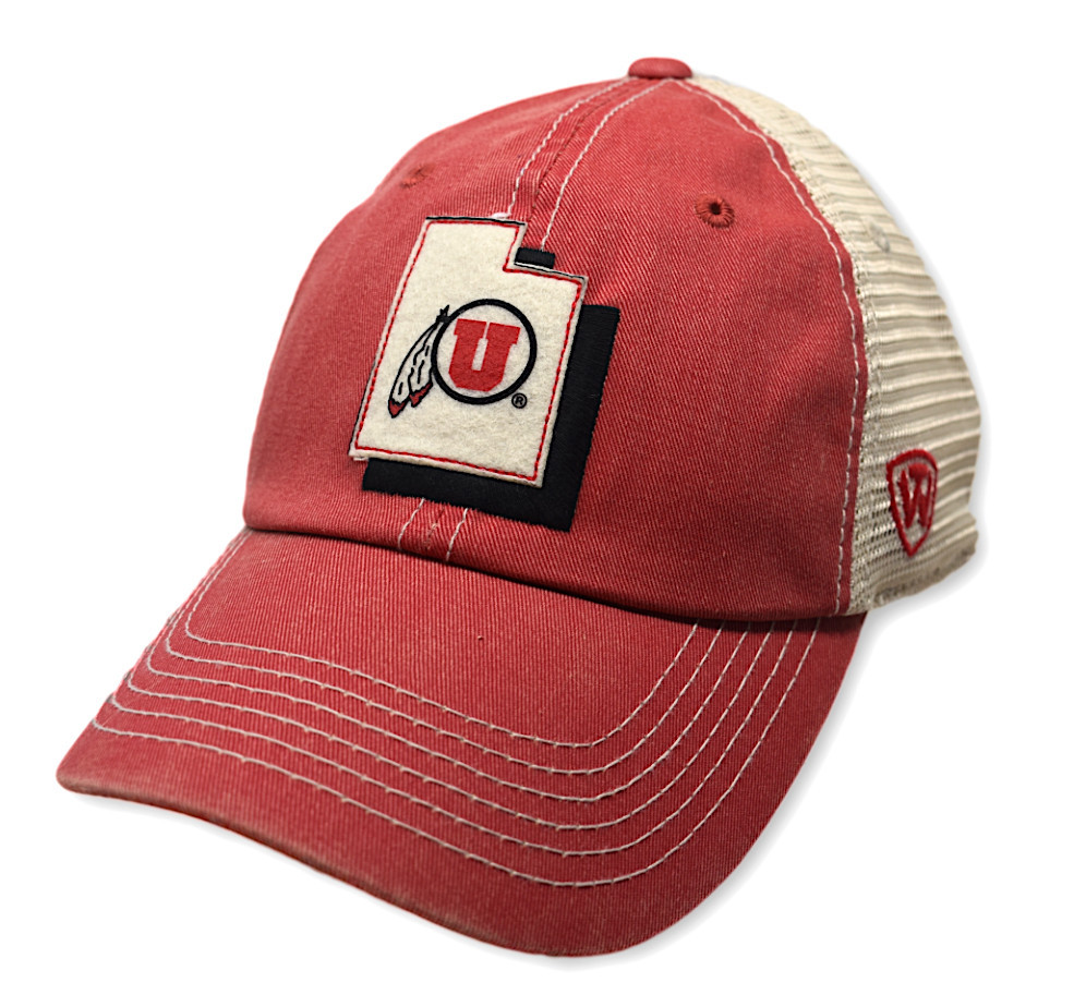 Utah Utes Hat Trucker UNTDUTADJ2TN4