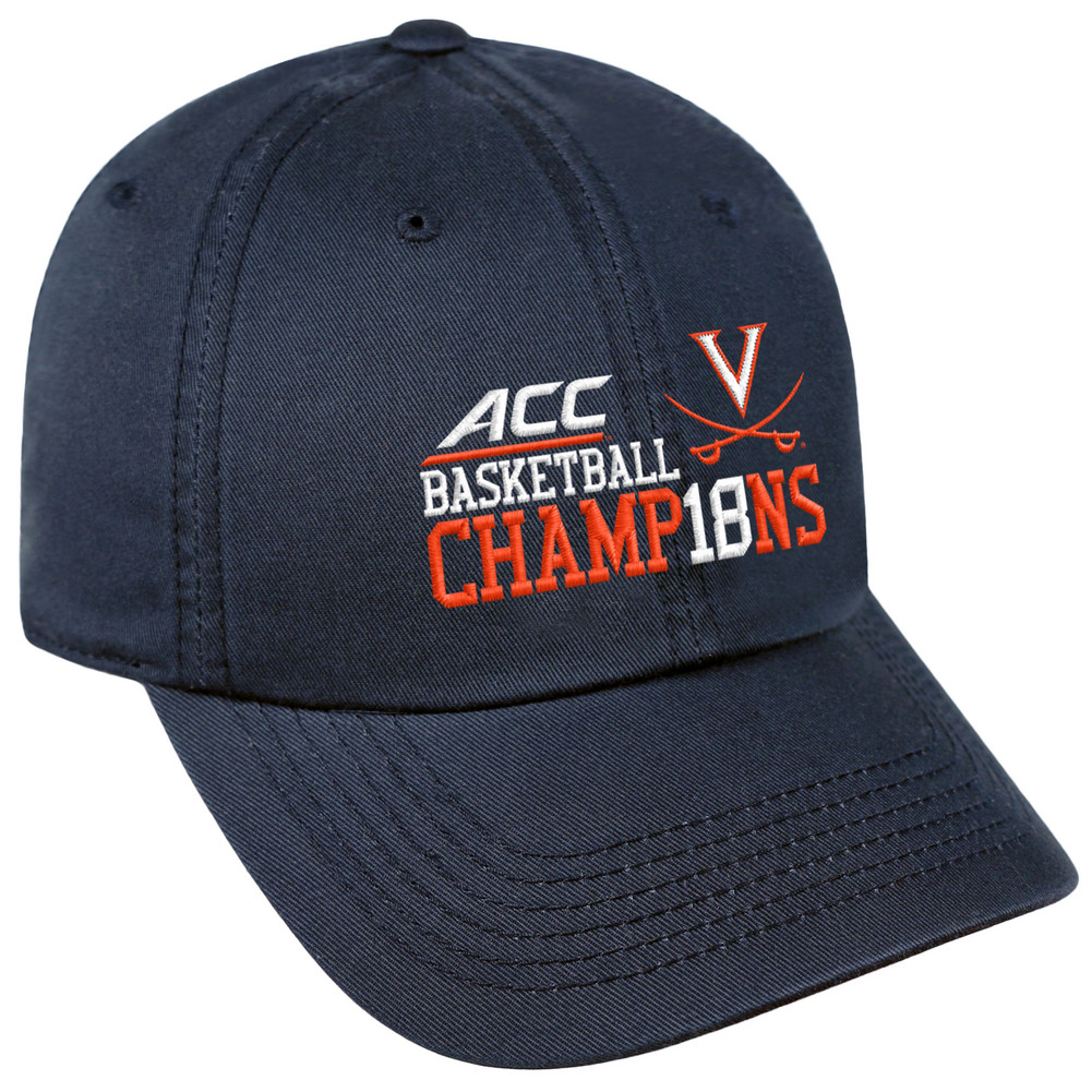 Virginia Cavaliers Acc Champs Hat Basketball 2018 Accm Bskbc 18c Nv01