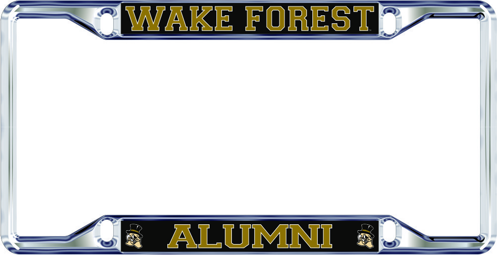 Wake Forest Demon Deacons License Plate Frame Alumni 05686